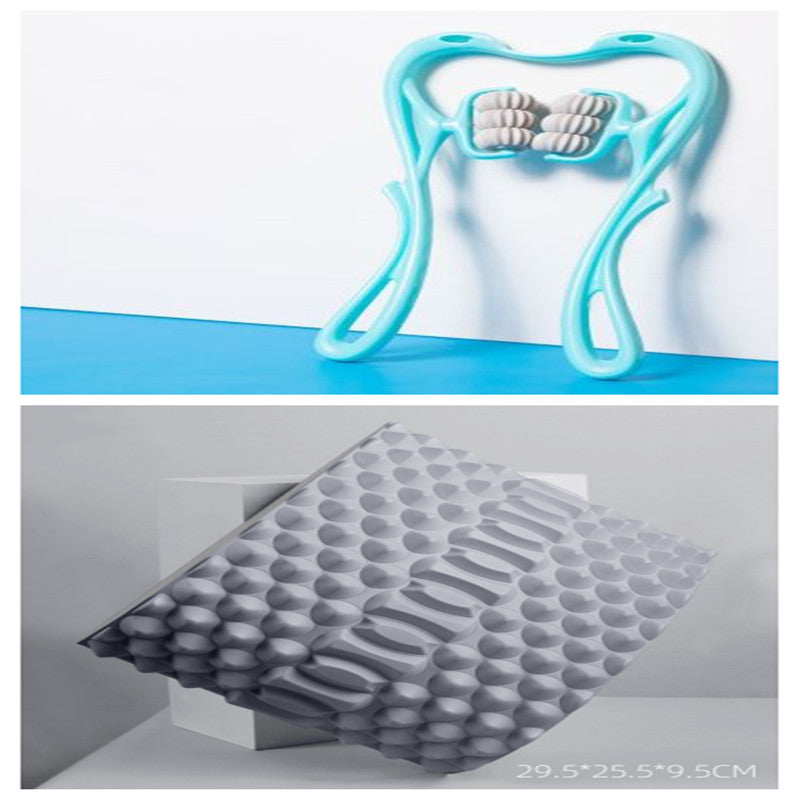 6-Wheel Manual Neck Massager – Deep Tissue Relaxation | Mondo D’Or