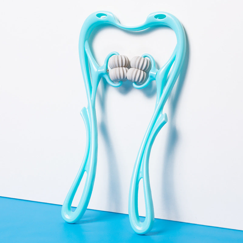 6-Wheel Manual Neck Massager – Deep Tissue Relaxation | Mondo D’Or