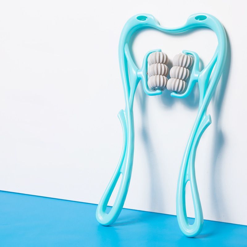 6-Wheel Manual Neck Massager – Deep Tissue Relaxation | Mondo D’Or