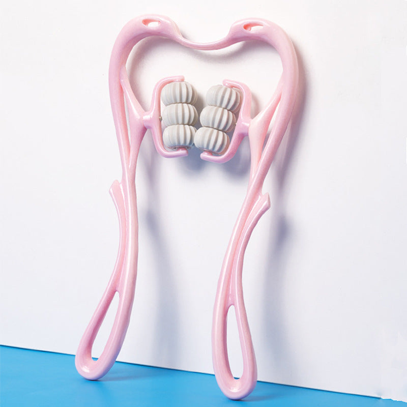 6-Wheel Manual Neck Massager – Deep Tissue Relaxation | Mondo D’Or